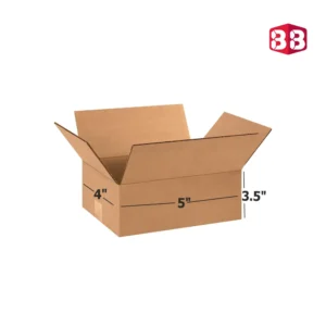 Box Brother 3 Ply Brown Corrugated Packing Box 5x4x3.5 Inch, Shipping Box, Packaging Box 5x4x3.5 Inch 3 ply Brown Corrugated Box