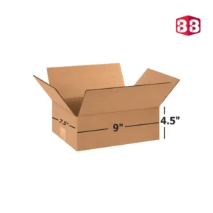 Box Brother 3 Ply Corrugated Cardboard Box Size: 9x7.5x4.5 Length 9 inch Width 7.5 inch Height 4.5 inch 3Ply Corrugated packing box