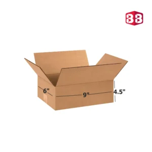 Box Brother 3 Ply Brown Corrugated Box Size 9x6x4.5 Inch |Carton Box, Ecommerce & Courier Packaging Box