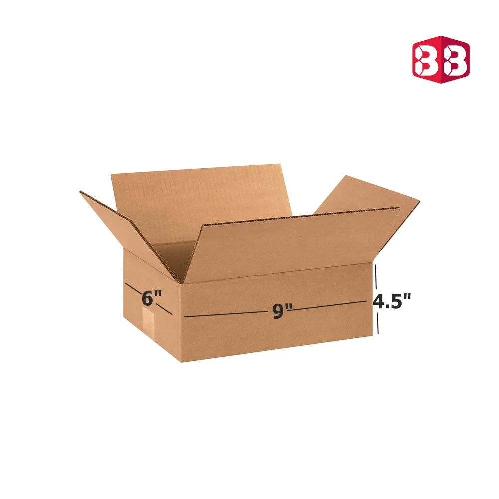 Box Brother 3 Ply Brown Corrugated Box Size 9x6x4.5 Inch |Carton Box, Ecommerce & Courier Packaging Box