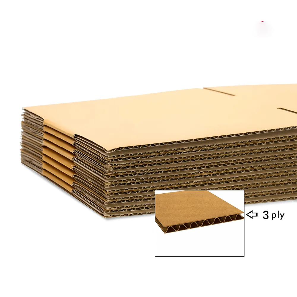 3 Ply Brown Corrugated Packing Box 5x4x3.5 Inch, Shipping Box, Packaging Box 5x4x3.5 Inch 3 ply Brown Corrugated Box - Image 3