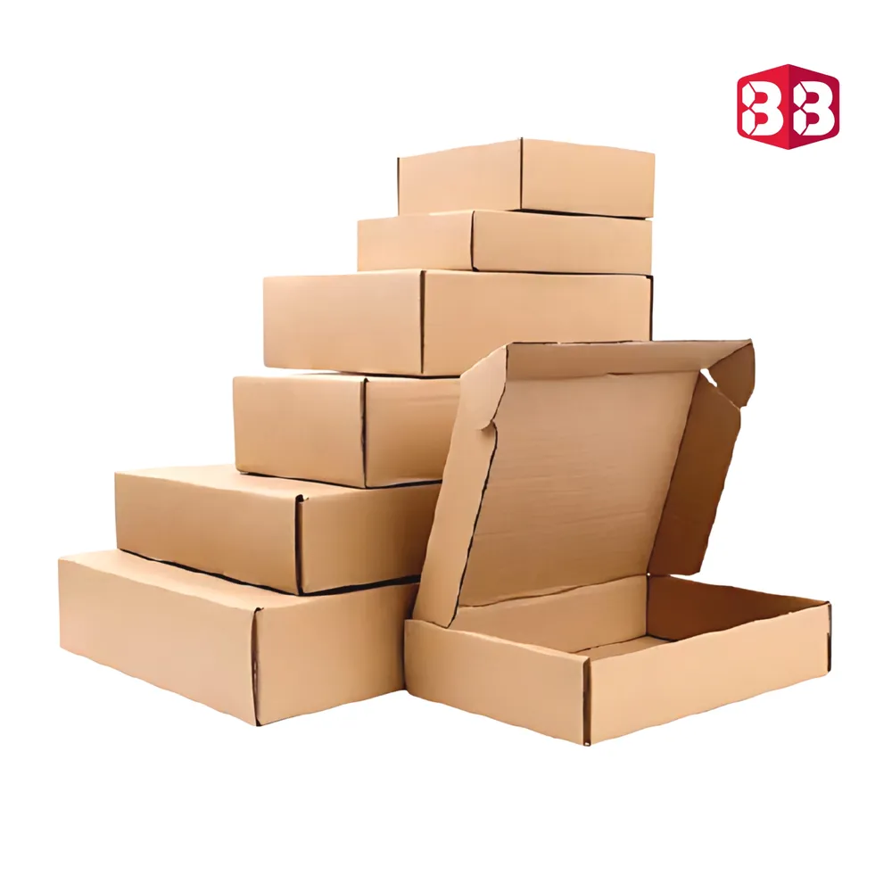 Box Brother 3-Ply Brown Flap Box 4x4x2 Inch-Ultimate Packaging Solution for Small Businesses - Image 2