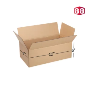 Box Brother 3 Ply Brown Corrugated Box Size 11x6x5 Inch | Best Packaging Solution for Ecommerce, Shipping & Storage Box