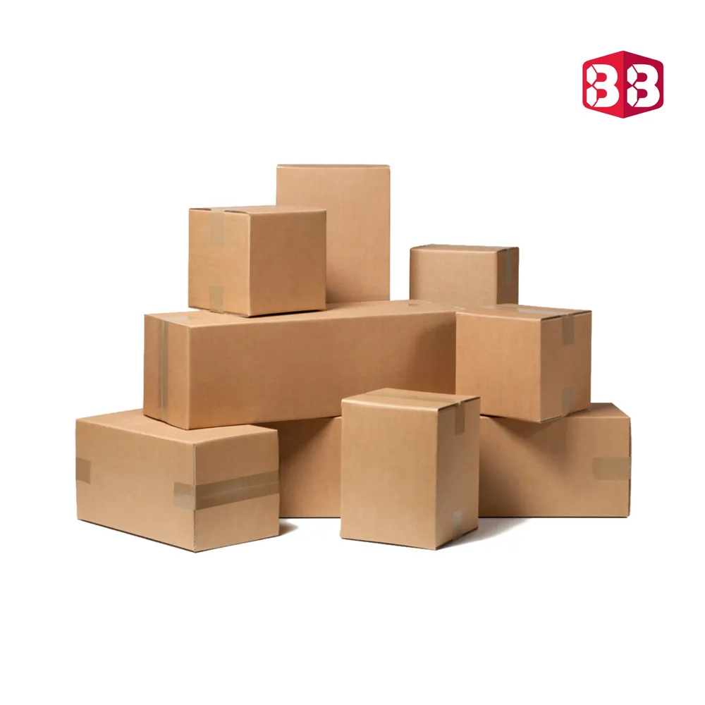 Box Brother 3 Ply Brown Corrugated Box Size 12x8x8 Inch | Sturdy Packing Solution for Medium-Size Items - Image 3
