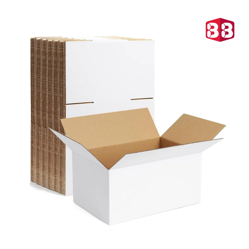 Box Brother 3 Ply White Corrugated Packing Box 7x4x3.5 Inch | Durable Shipping Carton | Small Packaging Box for Ecommerce - Image 3