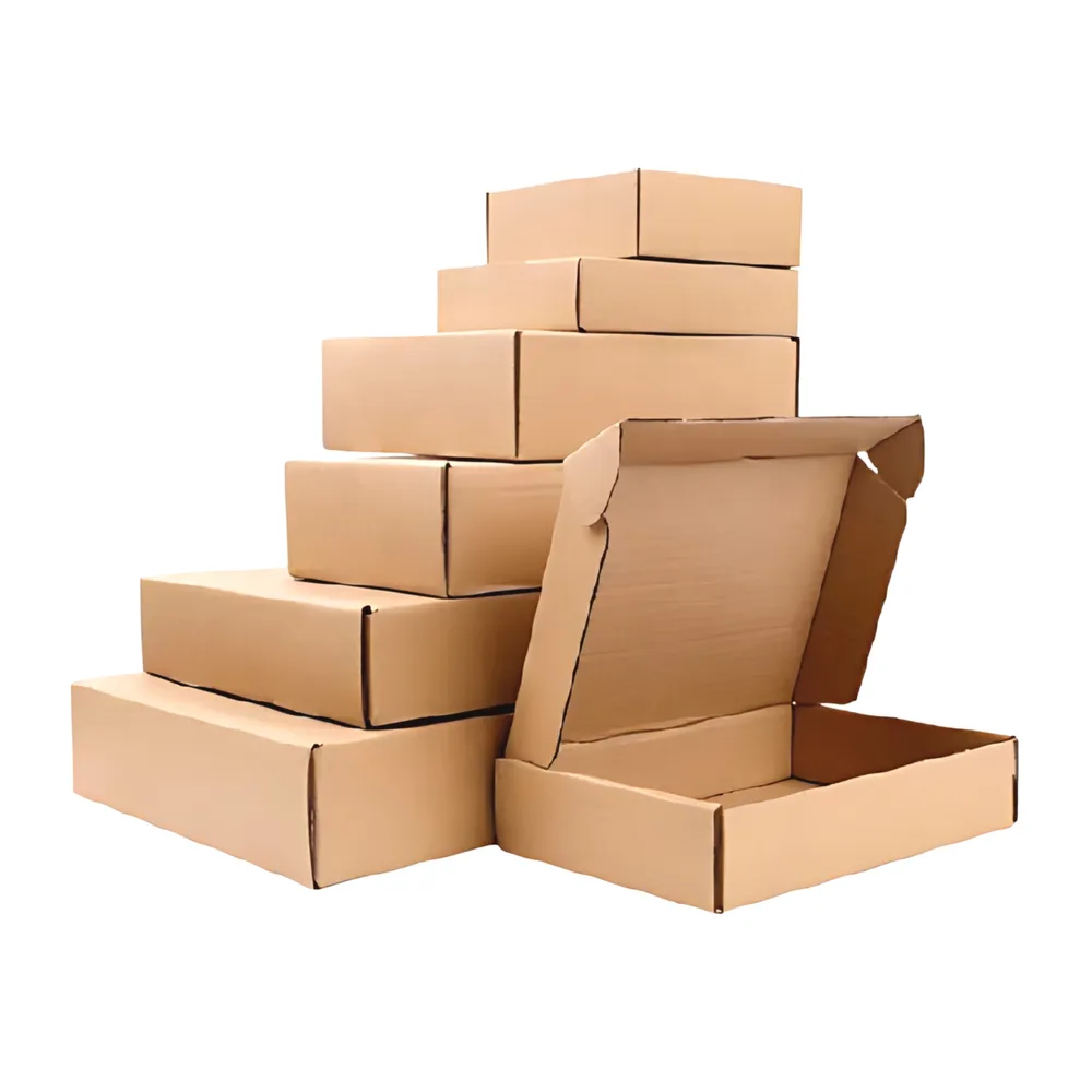 Packaging Box 5x5x2 Inch Brown Flap Box – Mini Corrugated Packaging for Jewelry, Gifts & E-commerce Orders - Image 3