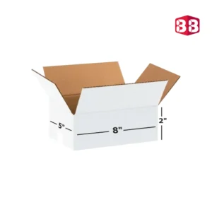 Box Brother 3 Ply White Cardboard Box Size: 8x5x2 Length 8 inch Width 5 inch Height 2 inch 3Ply custom cardboard packing boxes