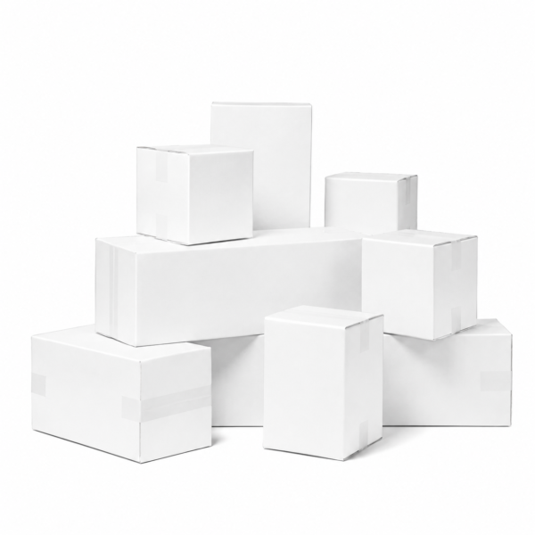 3 Ply White Corrugated Box Size 8x4x8 Inch | Tall & Sturdy Shipping Box for Ecommerce, Courier & Packaging - Image 3