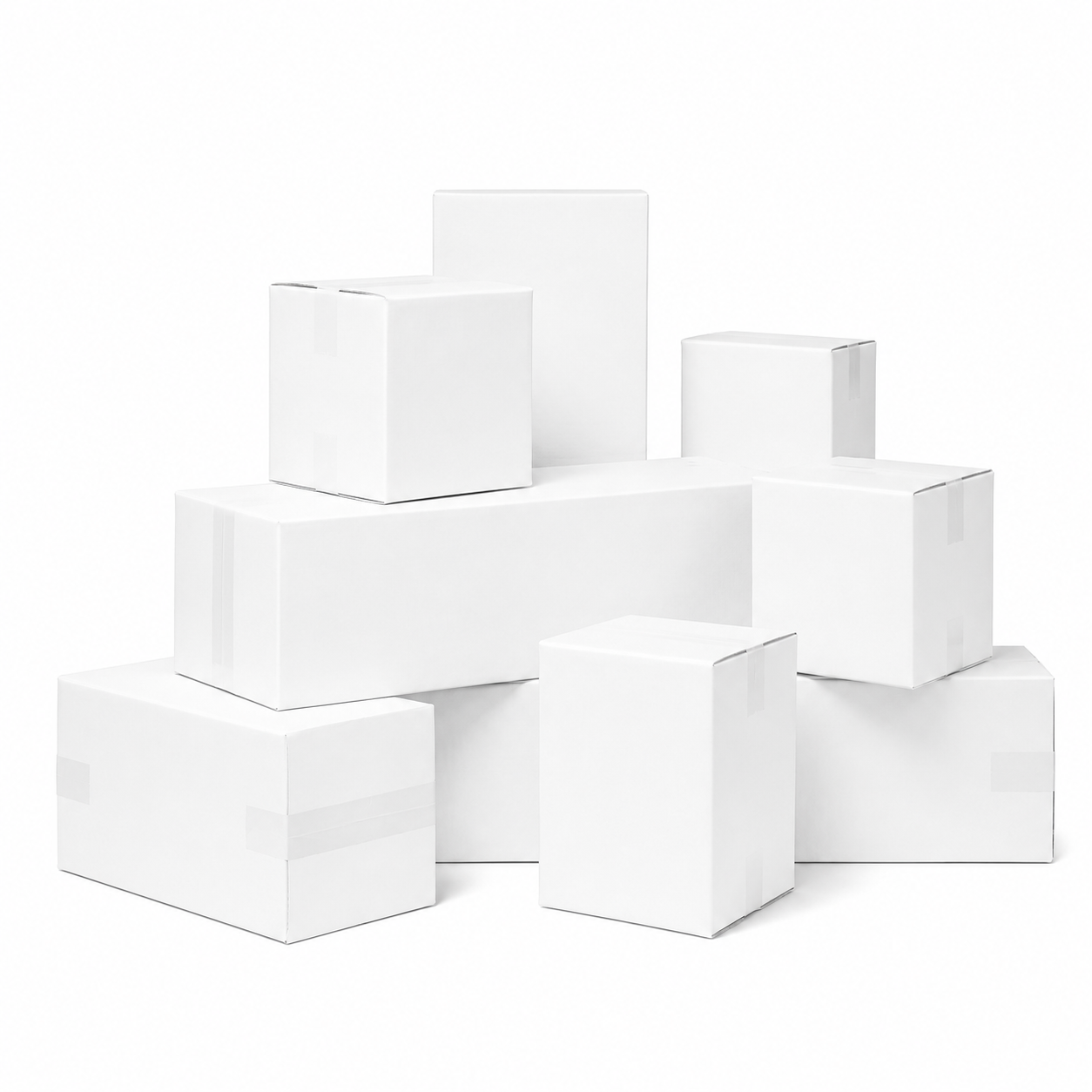 3 Ply White Corrugated Packing Box Size 6x6x6 Inch | Square Shipping Box | Cube Packaging Carton 6x6x6 Inch 3 ply White Corrugated Box - Image 2